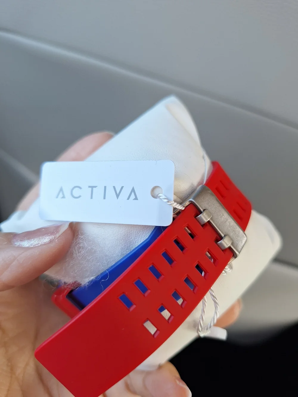 Activa Edge X Invicta Men's 39.5mm Digital Red/Blue Shock Resistant Sport Watch